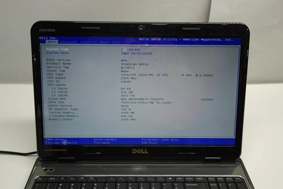 Dell Inspiron N5010