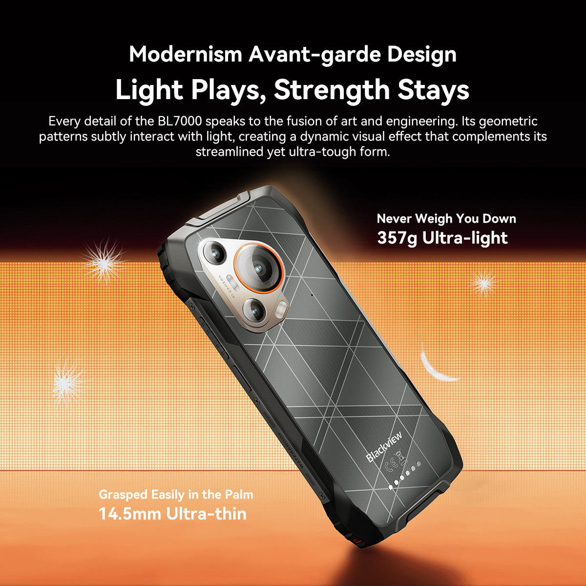 Blackview BL7000 AI 5G Rugged Smartphone 24GB+256GB Android 15 NFC Night Vision